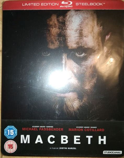 Blu ray MACBETH Steelbook VF NON INCLUSE TRÈS BON ÉTAT