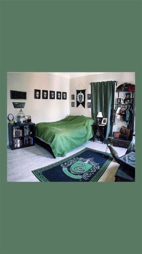 Dormitorios Inspirados En Slytherin Slytherin Libros De Harry Potter