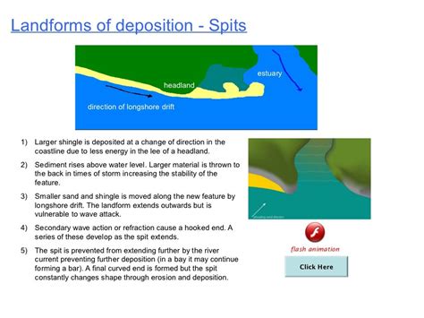 5. landforms created by coastal deposition