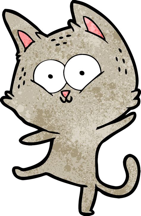 cartoon cat dancing 12547878 Vector Art at Vecteezy