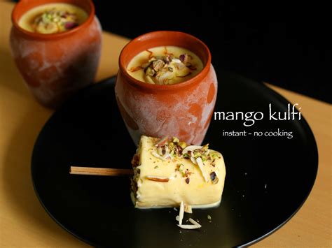 Mango Kulfi Recipe Easy No Cook Mango Kulfi Recipe With Milkmaid