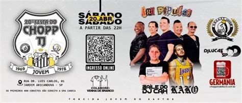 Festa Do Chopp Torcida Jovem Em S O Paulo Sympla