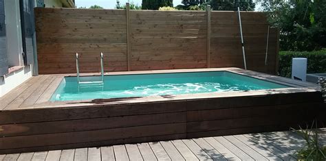 Piscine Bois Hors Sol Rectangulaire Luxe 420x320x131cm Dedans