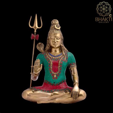 Large Shiva Statue In Brass 20 5 Inch Tall Brass Lord Shiva Idol