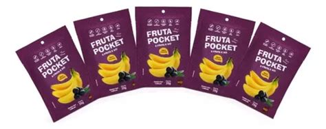 Fruta Pocket Banana E A A Liofilizado G Kit C Unid Mercadolivre