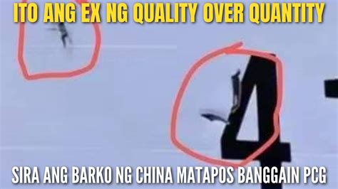 Malaking Barko Ng China Napahiya Sa Mas Maliit Na Barko Ng Philippine