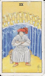 Tarot The Royal Road Nine Of Cups Ix