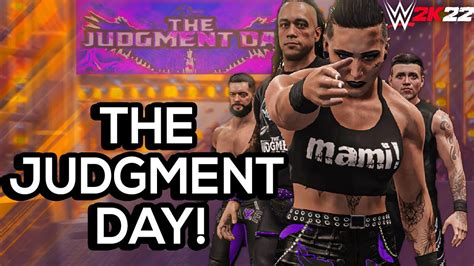 How To Create The Judgment Day WWE 2K22 ULTIMATE GUIDE YouTube