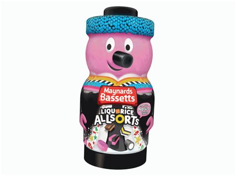 Bertie Bassett Liquourice Allsorts Novelty Jar 495g Christmas Chocolates Christmas Delivery