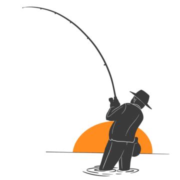 Old Man Fishing Silhouette Png Images Fishing Man Silhouette Man