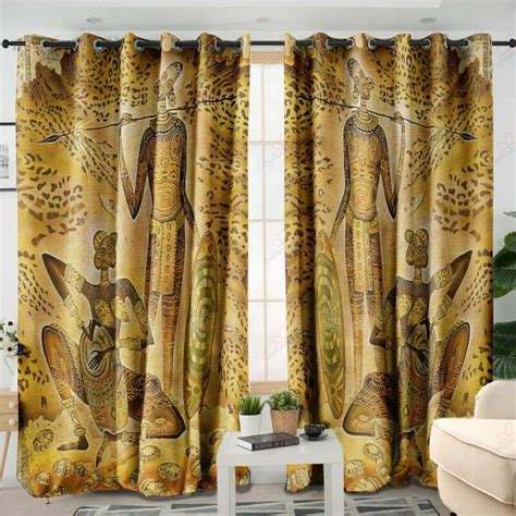 Order Africa Woman Window Curtain From Brightroomy Now