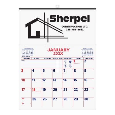 Custom Business Wall Calendars – Promotional Wall Calendars | Totally ...