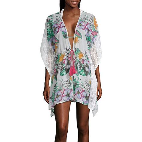 Miken Floral Swimsuit Cover Up Dress Juniors Jcpenney Swimsuit