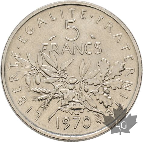 Monnaies France Essai De Francs Semeuse Fdc