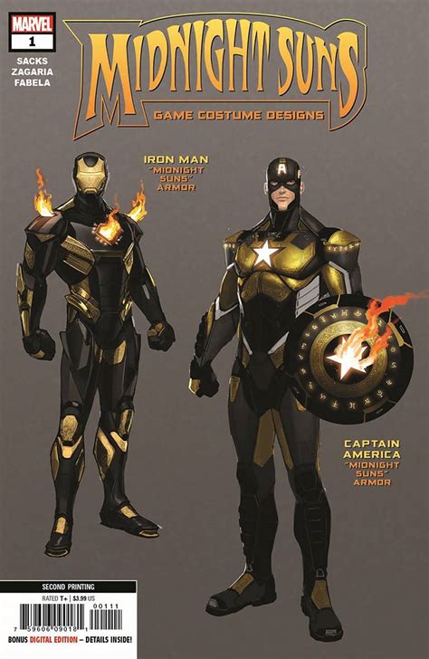 Midnight Suns 1 2nd Print Variant 11022022 Marvel Golden Apple