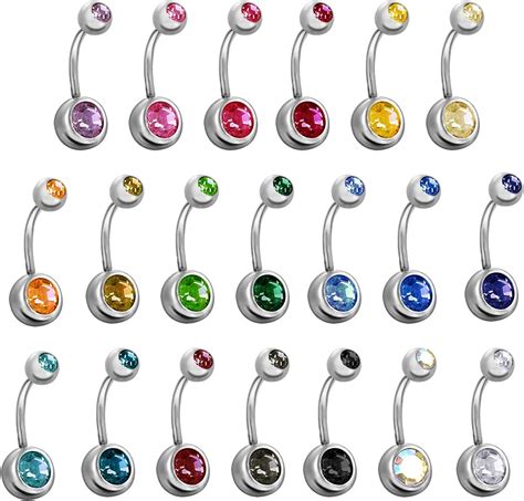 St Ck Nabelpiercing Bauchnabelpiercing Barbell L Chirurgenstahl