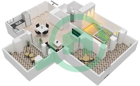 Floor Plans For Type C Asayel Bedroom Apartments In Asayel