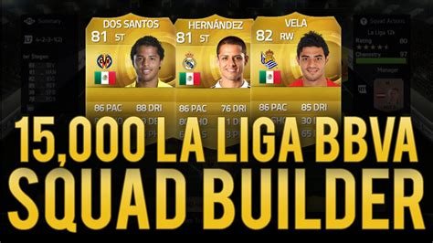 Fifa K Pacey La Liga Bbva Squad Builder Episode Youtube