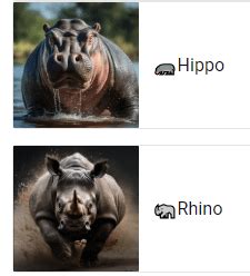 🥊Who wins this fight? (Hippo vs Rhino) : r/team3dalpha