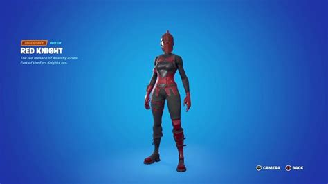 Fortnite Red Knight Skin Preview Youtube