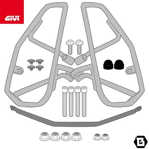 GIVI TE1185 サイドバッグホルダー EASYLOCKサイドバッグ ST609 用HONDA CB 650 R 21 23