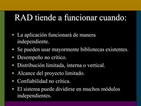 Rad desarrollo rápido de aplicaciones PPT