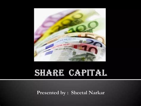 Share Capital Ppt