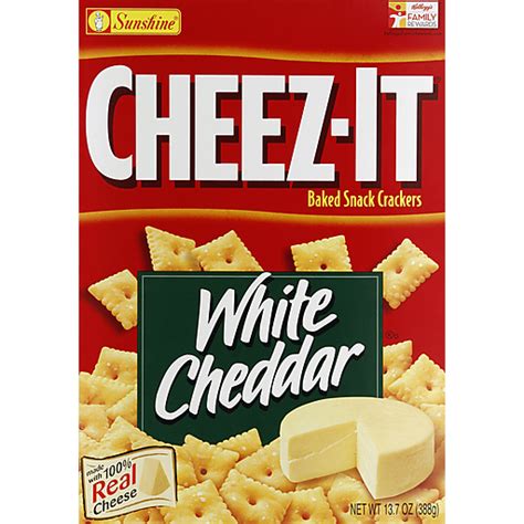 Cheez-It White Cheddar Baked Snack Crackers | Corn | Foodtown