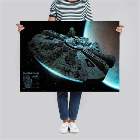 Star Wars Poster Millennium Falcon Poster Großformat jetzt im Shop