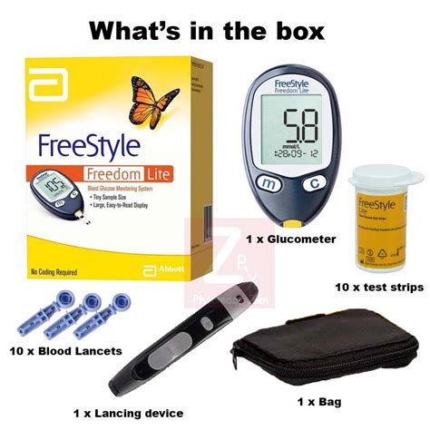 Zen Pharmacy Abbott Freestyle Freedom Lite Glucometer Blood Glucose