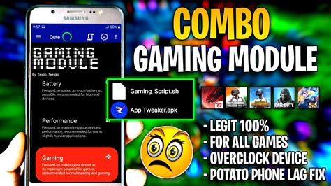 Combo Gaming Magisk Module For Non Rooted Device Unlock Ultra