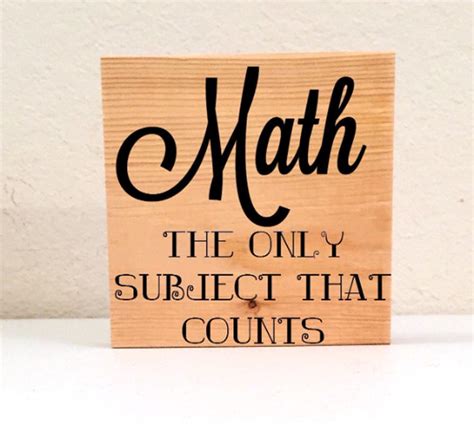 Math Classroom Sign Math...Counts Classroom | Etsy