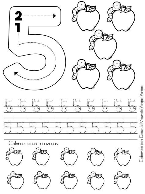 Fichas Para Trabajar Los Números En Infantil Y Preescolar Imagenes Educativas