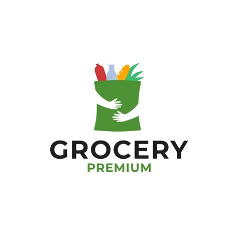 Premium Vector | Creative Grocery Store Logo with A Shop Basket Design ...