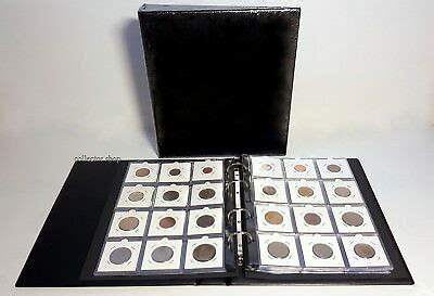 SAFE ALBUM RACCOGLITORE CON 7 FOGLI PER MONETE IN OBLO EBay