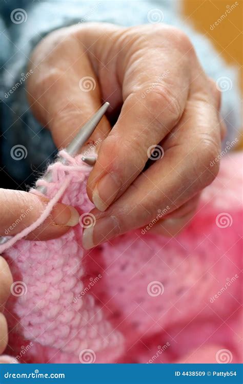 Grandma S Knitting Stock Image Image Of Arts Granny 4438509