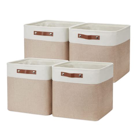 Buy DULLEMELO Fabric Storage Cubes 13 Inch Cube Stroage Bins For Empty