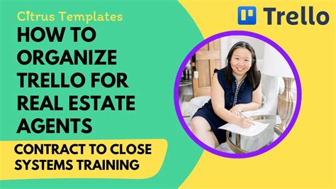 How To Organize Trello For Real Estate Agents Contract To Close