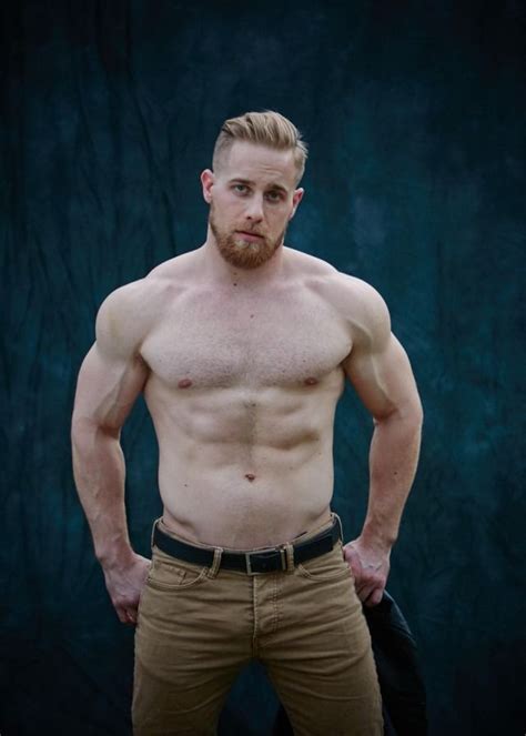 Muscle Ginger Hunk Handsome Bearded Men Blonde Guys Ginger Men