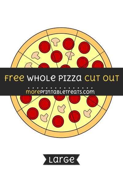 Whole Pizza Cut Out – Large