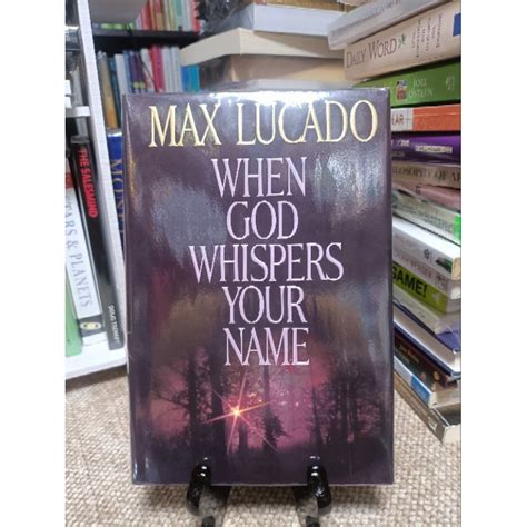 WHEN GOD WHISPERS YOUR NAME By MAX LUCADO HARDCOVER Shopee Philippines