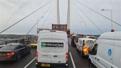 M Dartford Crossing Delays After Lorry Crash Closed Road Near Qe