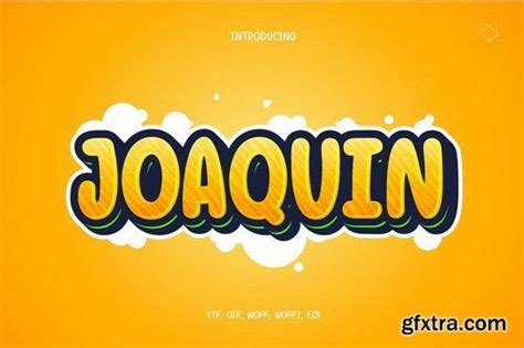 Joaquin Bubbly Typeface Typeface Font Bubbles Typeface