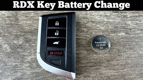 Acura Rdx Remote Fob Battery Replacement How To Change