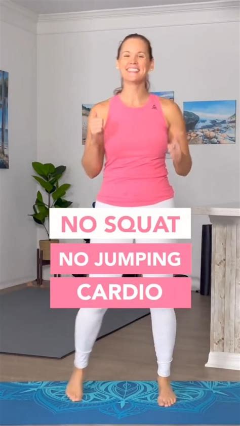 No Squat No Jumping Low Impact Cardio Workout Low Impact Cardio