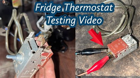 Refrigerator Thermostat Testing With Series Lamp Fridge Thermostat Check Method Youtube