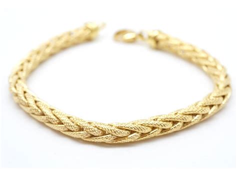 Bracciale Catena Rol Squadrata Ovale Oro Giallo