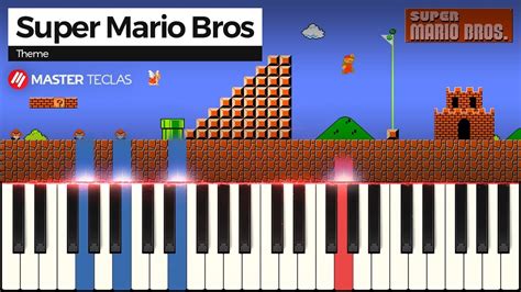 Super Mario Bros Theme Piano Tutorial YouTube