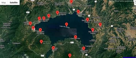 Lake Atitlan Villages Map | Ethical Fashion Guatemala