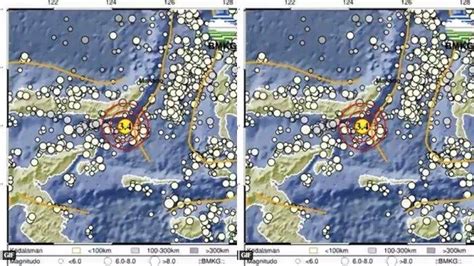 Info Gempa Hari Ini Jumat 28 April Magnitudo 34 Di Bolaang Uki